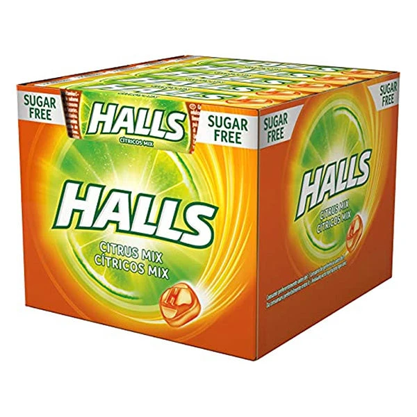 HALLS 20 x Citrus Mix(Halls 20 x citrus mix) HALLS 20 X Citrus Mix(Halls 20 X Citrus Mix) -Mesa Del Sur halls citrus