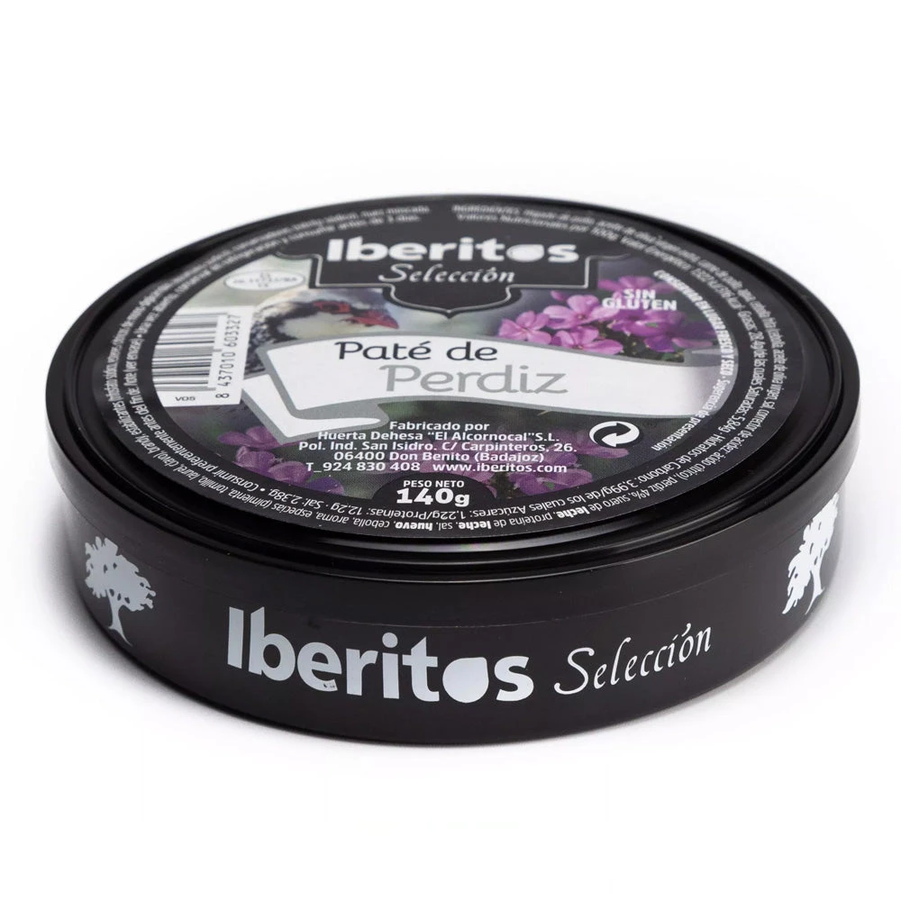 IBERITOS Paté de perdiz de monte 140g(Iberitos pate de perdiz de monte 140 gr) IBERITOS Paté De Perdiz De Monte 140g(Iberitos Pate De Perdiz De Monte 140 Gr) -Mesa Del Sur iberito perdriz 2