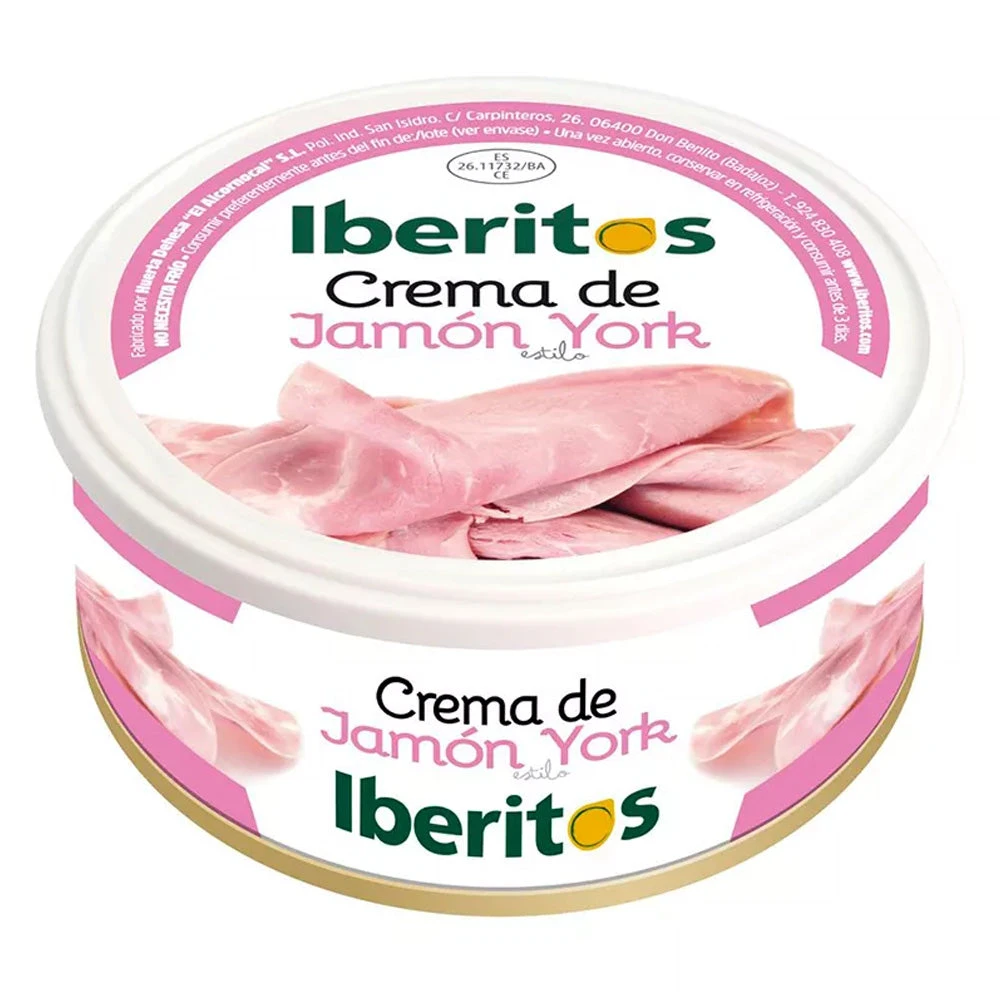 IBERITOS Crema de Jamón York 250g(Iberitos crema de jamon york 250g) IBERITOS Crema De Jamón York 250g(Iberitos Crema De Jamon York 250g) -Mesa Del Sur iberito york 2