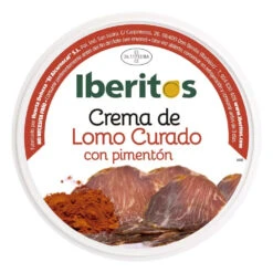 IBERITOS Crema De Lomo Curado Con Pimentón 250g(Iberitos Crema De Lomo Curado Con Pimenton 250 Gr)