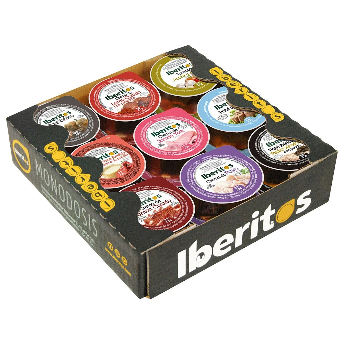 IBERITOS Surtido 18x23g(Iberitos surtido 18x23g) IBERITOS Surtido 18x23g(Iberitos Surtido 18x23g) -Mesa Del Sur iberitos surtidos 2318