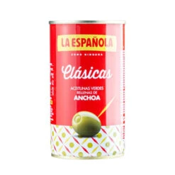 LA ESPAÑOLA Aceitunas Verdes Manzanilla Rellenas De Anchoa 150g(La Espanola Aceitunas Verdes Manzanilla Rellenas De Anchoa 150gr)