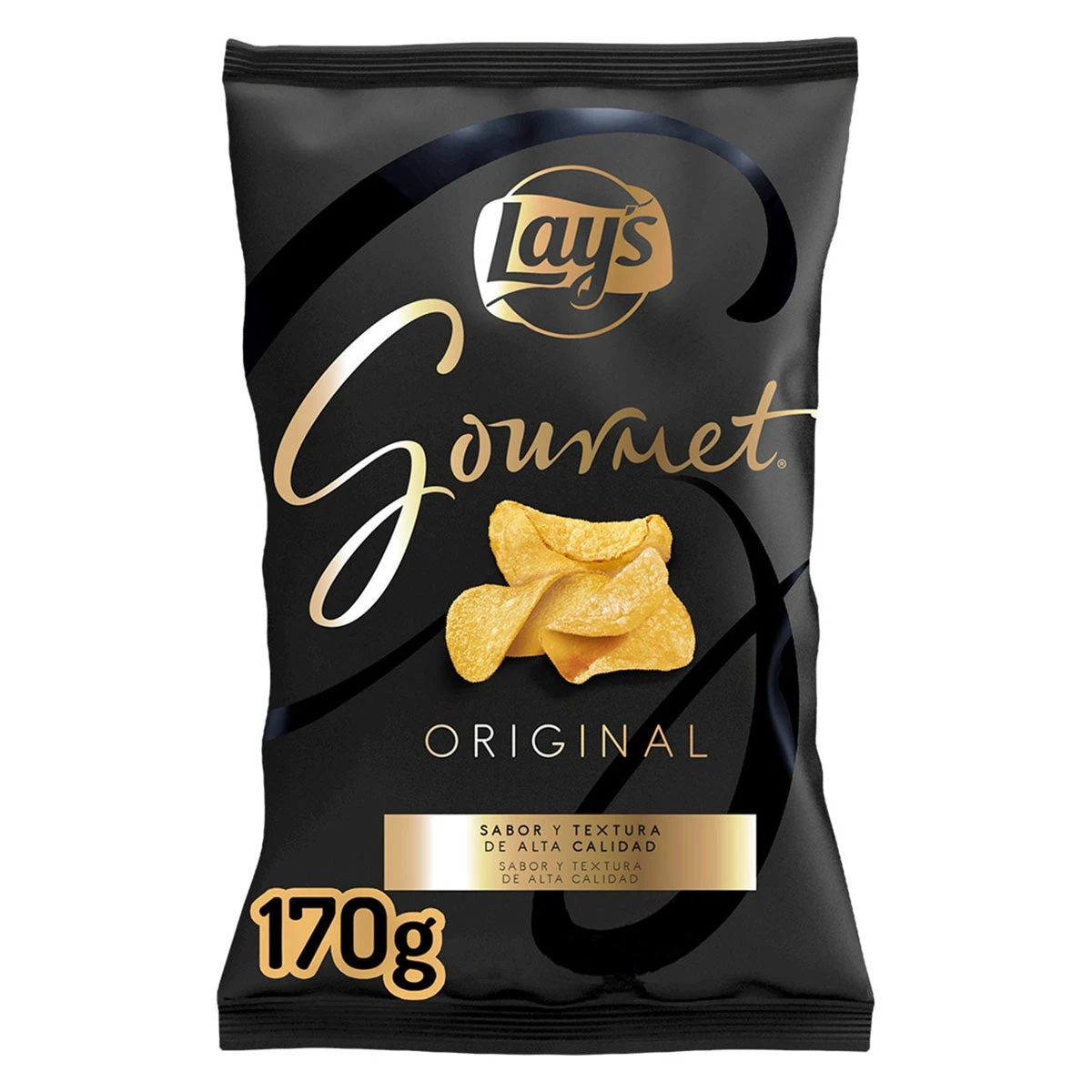 LAY'S GOURMET Patatas fritas crujientes original 170g(Lays gourmet patatas fritas crujientes original 170g) LAY'S GOURMET Patatas Fritas Crujientes Original 170g(Lays Gourmet Patatas Fritas Crujientes Original 170g) -Mesa Del Sur laysgourmet 1