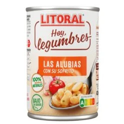 LITORAL Alubias Con Sofrito 430g(Litoral Alubias De La Abuela 430 Grs)