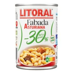 LITORAL Fabada Asturiana -30% Sal Y Grasa 435g(Litoral Fabada Asturiana 30 Sal Y Grasa 435 Gr)