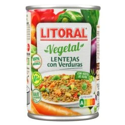 LITORAL Lentejas Con Verduras 430g(Litoral Lentejas Con Verduras 430 Grs)