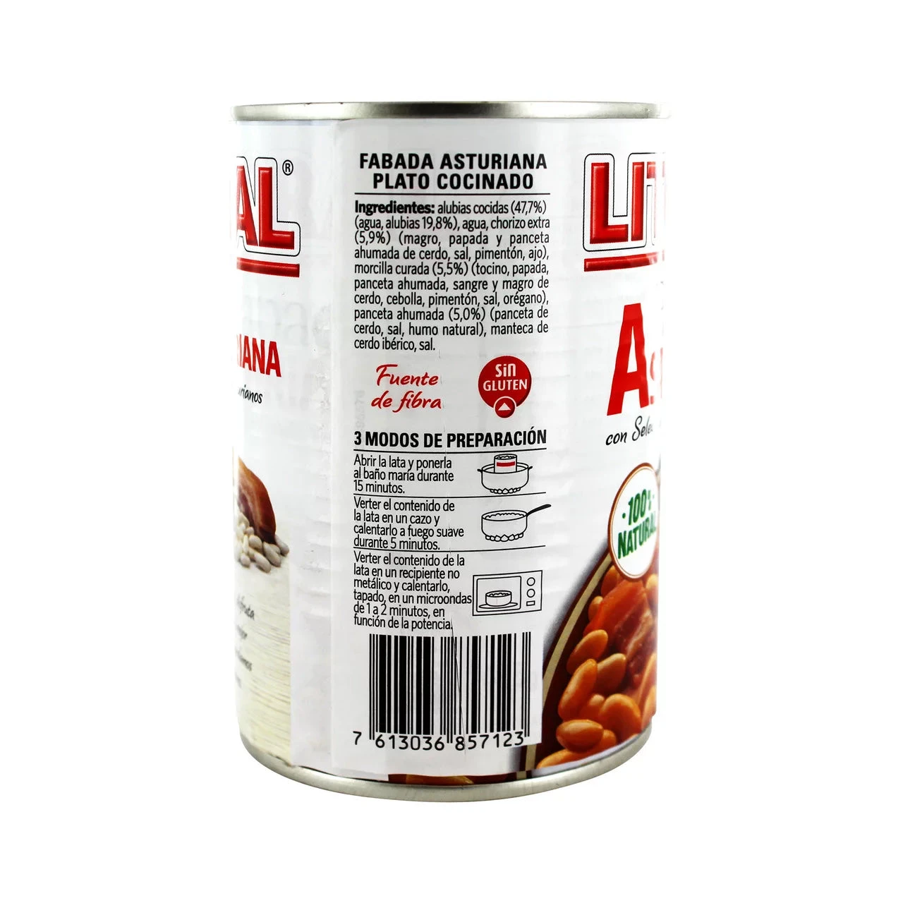 LITORAL Fabada Asturiana 435g(Litoral fabada asturiana 435 gr) LITORAL Fabada Asturiana 435g(Litoral Fabada Asturiana 435 Gr) -Mesa Del Sur litoral fabada 2