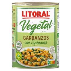 LITORAL Garbanzos Con Espinacas 425g(Litoral Garbanzos Con Espinacas 425 Grs)