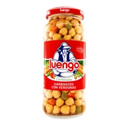 LUENGO Garbanzos Cocidos Con Verduras 570g(Luengo Garbanzos Cocidos Con Verduras 400g)