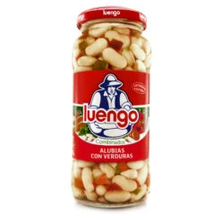 LUENGO Alubia Cocida Con Verduras 570g(Luengo Alubia Cocida Con Verduras 570g)