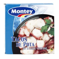 MONTEY Tacos De Pota En Aceite Vegetal 266g(Montey Tacos De Pota 266g)