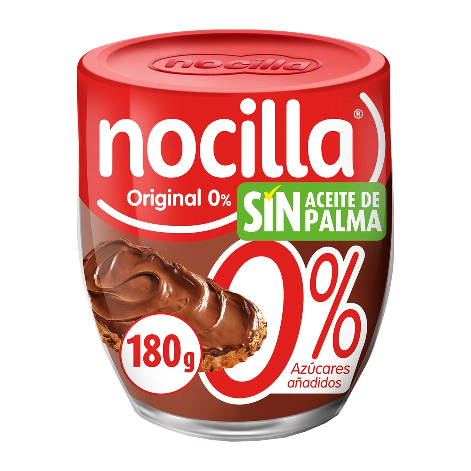 NOCILLA Crema de cacao 0% azúcares añadidos 180ml(Nocilla crema de cacao 0 azucares anadidos 180ml) NOCILLA Crema De Cacao 0% Azúcares Añadidos 180ml(Nocilla Crema De Cacao 0 Azucares Anadidos 180ml) -Mesa Del Sur nocilla 180g