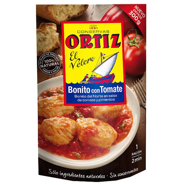 ORTIZ Bonito en salsa de tomate y pimientos 300g(Ortiz bonito en salsa de tomate y pimientos ortiz 300g) ORTIZ Bonito En Salsa De Tomate Y Pimientos 300g(Ortiz Bonito En Salsa De Tomate Y Pimientos Ortiz 300g) -Mesa Del Sur ortiz bonito tomate