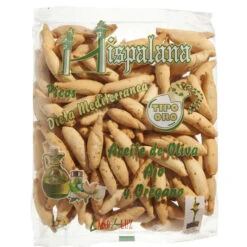 HISPALANA Picos Con Aceite De Oliva, Ajo Y Orégano 210g(Hispalana Picos)