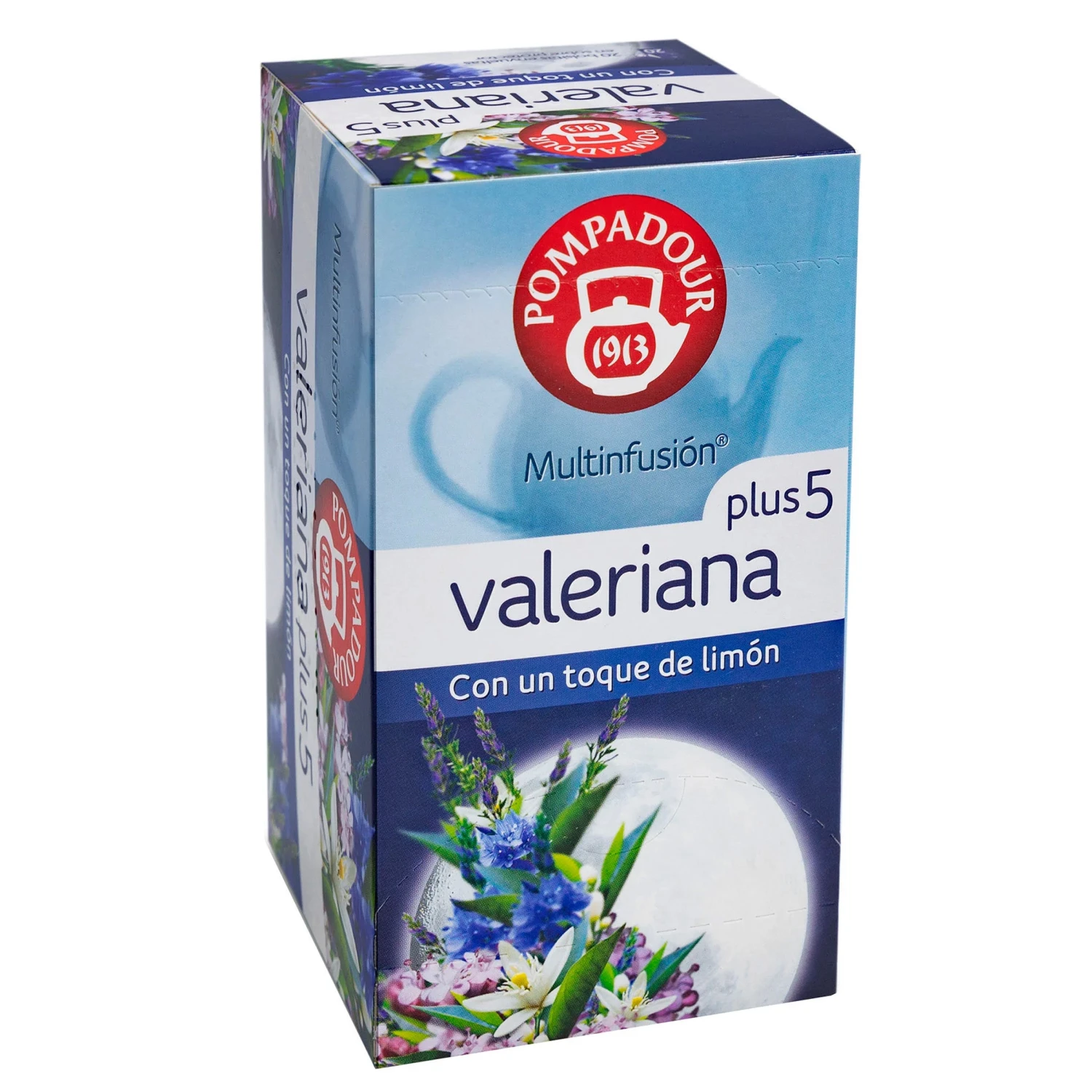 POMPADOUR Multinfusión valeriana 20 sobres(Pompadur multinfusion valeriana 20 sobres 40 gr) POMPADOUR Multinfusión Valeriana 20 Sobres(Pompadur Multinfusion Valeriana 20 Sobres 40 Gr) -Mesa Del Sur pompadour 8