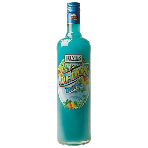 RIVES Licor Blue Tropic SIN ALCOHOL 1L(Rives licor blue tropic sin alcohol 1l) RIVES Licor Blue Tropic SIN ALCOHOL 1L(Rives Licor Blue Tropic Sin Alcohol 1l) -Mesa Del Sur rives 3