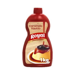 ROYAL Sirope De Caramelo 1kg(Royal Cobertura Liquida Sabor Caramelo 1000 Gr)