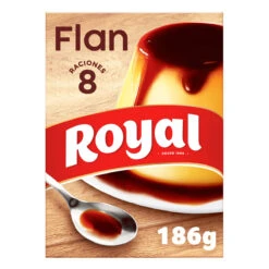ROYAL Flan Con Azúcar 186g (8 Raciones)(Royal Flan Con Azucar 186 Gr)