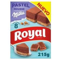 ROYAL Preparado Para Pastel Mousse Milka 215g(Royal Preparado Para Pastel Mousse De Chocolate)