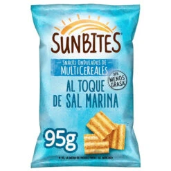 SUNBITES Snacks Ondulados De Multicereales Al Toque De Sal 95g(Sunbites Snacks Ondulados De Multicereales Al Toque De Sal 95g)