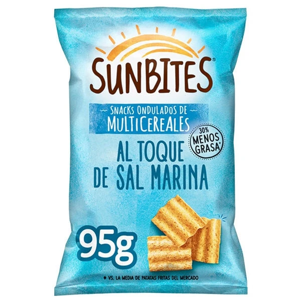 SUNBITES Snacks ondulados de multicereales al toque de sal 95g(Sunbites snacks ondulados de multicereales al toque de sal 95g) SUNBITES Snacks Ondulados De Multicereales Al Toque De Sal 95g(Sunbites Snacks Ondulados De Multicereales Al Toque De Sal 95g) -Mesa Del Sur sunbites 2