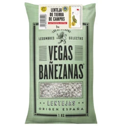 VEGAS BAÑEZANAS Lenteja Pardina Extra IGP Tierra De Campos 1kg(Vegas Banezanas Lenteja Pardina Extra Igp Tierra De Campos 1kg)